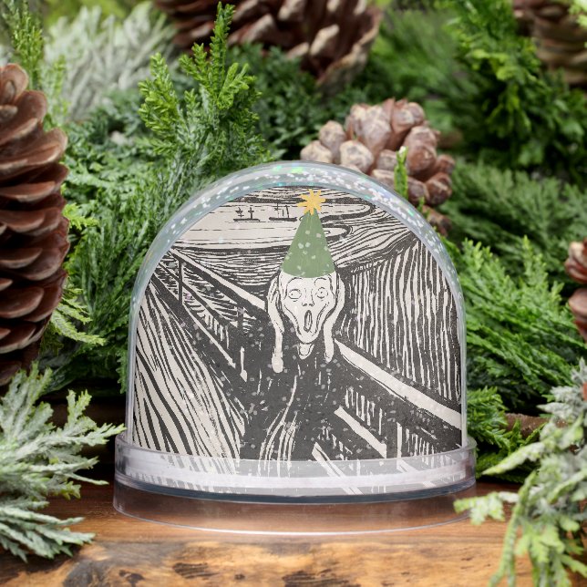Gothic Christmas Dark Vintage Humour Snowglobe (Winter)