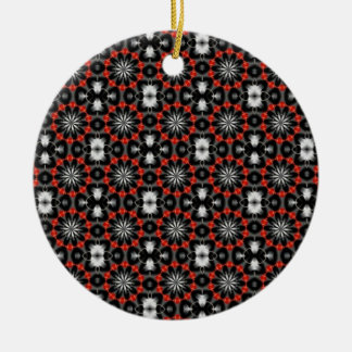 Gothic Christmas Design Ceramic Tree Decoration