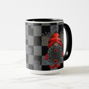 Gothic Christmas Gmone Checks Classic  Mug
