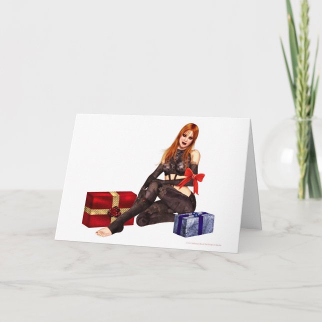 Gothic Christmas Holiday Card (Front)