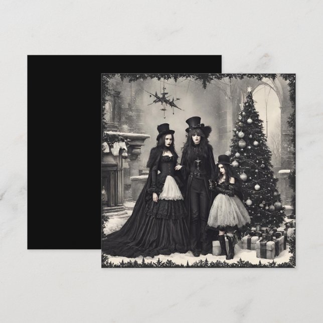 Gothic Christmas Invitation (Front/Back)