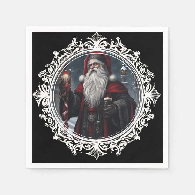 Gothic Christmas Napkin (Front)