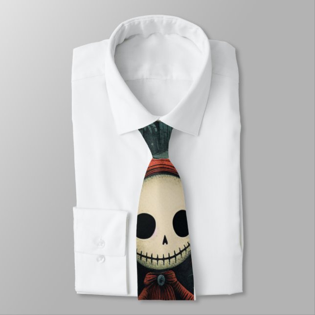 Gothic Christmas Nightmare Tie (Tied)