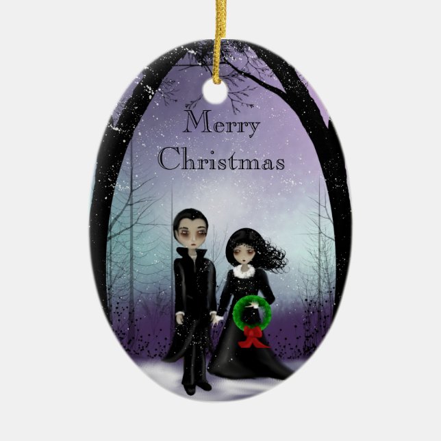 Gothic Christmas Ornament (Front)