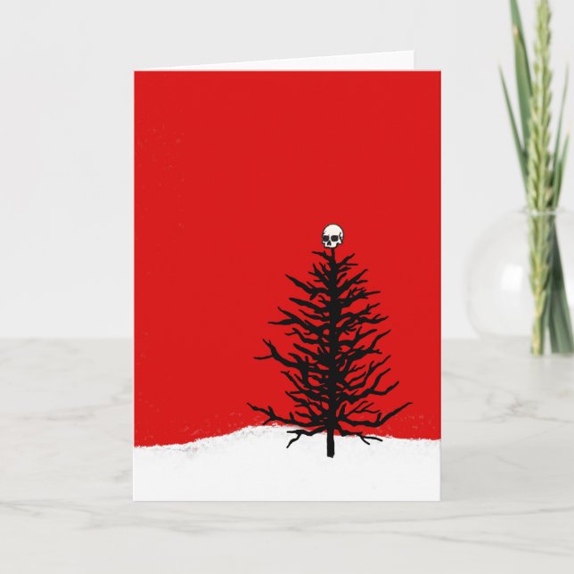 Gothic Christmas Tree Card (Front)