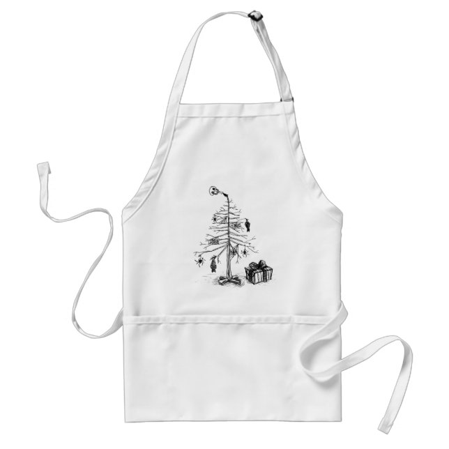 Gothic Christmas Tree Standard Apron (Front)