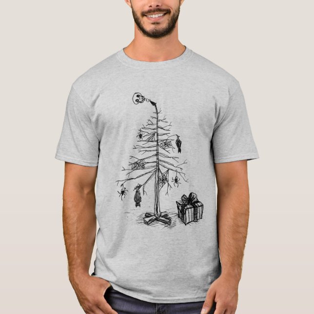 Gothic Christmas Tree T-Shirt (Front)