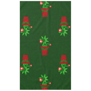 gothic christmas venus flytrap spookmas tablecloth