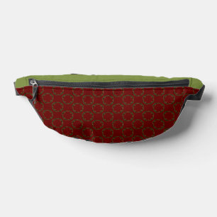 Gothic Christmas Wreath Patterned Bum Bags