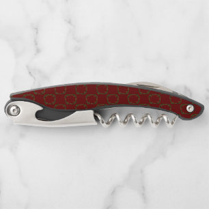 Gothic Christmas Wreath Patterned Corkscrew