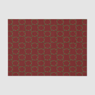 Gothic Christmas Wreath Patterned Tissue Paper