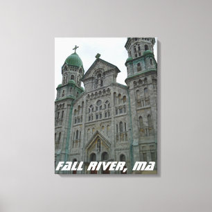 Gothic Church, Fall River, Massachusetts Canvas Print