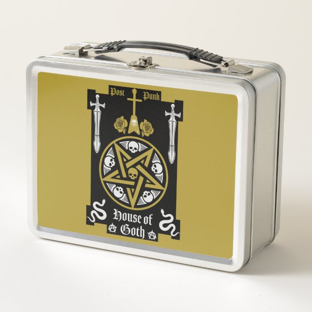 Gothic Clothing And Accessories Metal Lunch Box (Front)