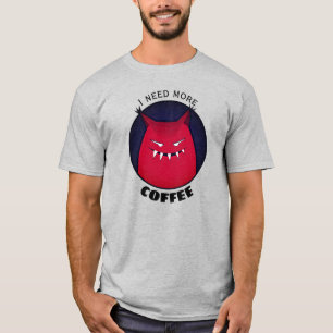Gothic Coffee Evil Creature Halloween Coffee T-Shirt