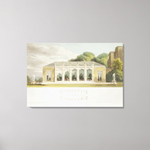 Gothic Conservatory, 1832 Canvas Print