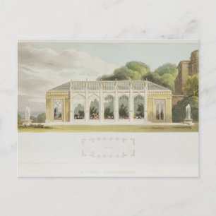 Gothic Conservatory, 1832 Postcard