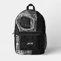 Gothic Cool Black And White Skull