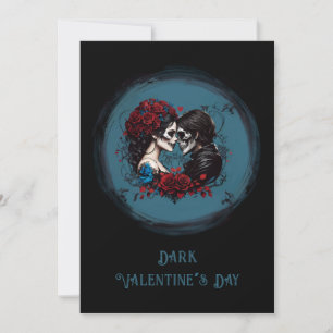 Gothic Couple Lovers Valentine's Day Holiday Card