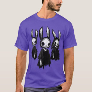 Gothic Creepy Bunny Goth Rabbit Evil Bunnies Weird T-Shirt