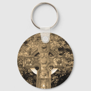 Gothic Cross Key Ring