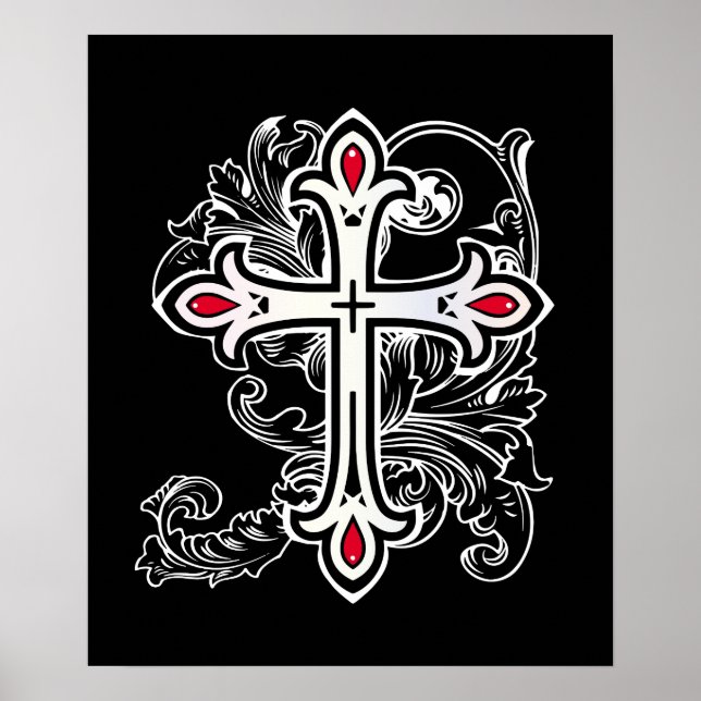 Gothic cross poster (Front)