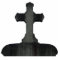 Gothic cross tombstone magnet