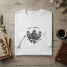 Gothic Crow We're Judging You Sarcastic Gift