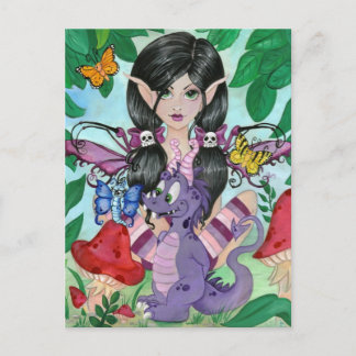 "Gothic Cuties 2" postcard