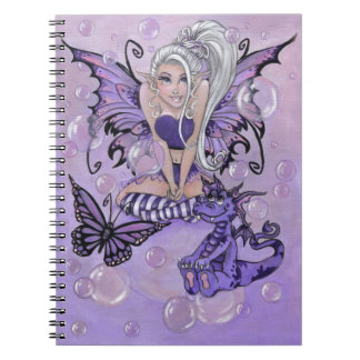 "Gothic Cuties" cute fairy dragon NOTEBOOK