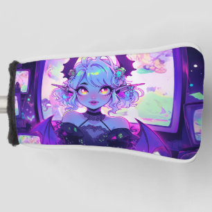 Gothic Cyberpunk Demon Fantasy Anime Girl Golf Head Cover