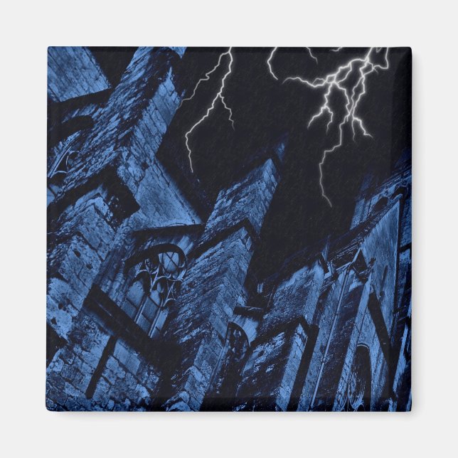 Gothic dark church magnet (Front)