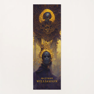 Gothic Dark Fantasy Death With Your Name Planner S Yoga Mat