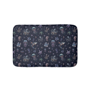 Gothic Dark Underwater World Bath Mat