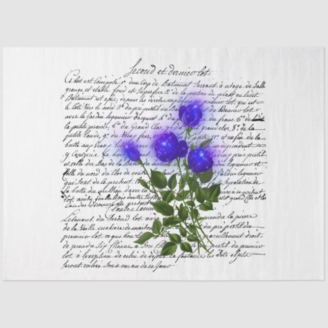 Gothic Debutante Series Design 7 Tissue Paper (Front)