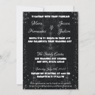 Gothic Decay Wedding Invitations