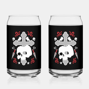 Gothic Decorative Can Glass