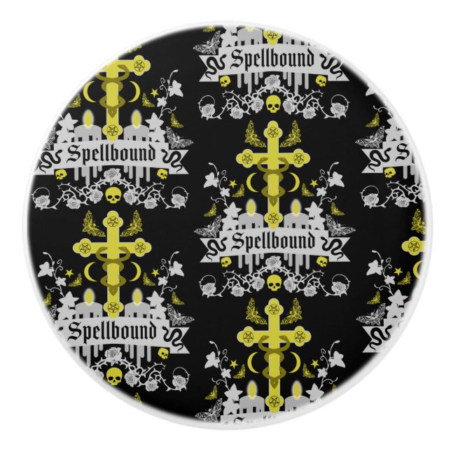 Gothic Decorative Ceramic Knob (Front)