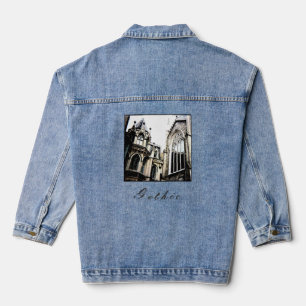 'Gothic' Denim Jacket