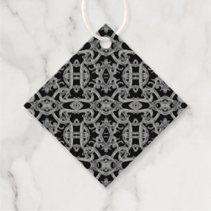 GOTHIC Diamond Favour Gift Tags
