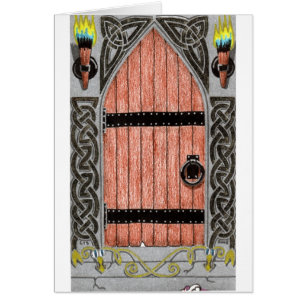 Gothic Door (colour) card