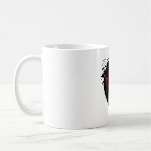 Gothic Dracula Vampire Mug - Vintage Horror