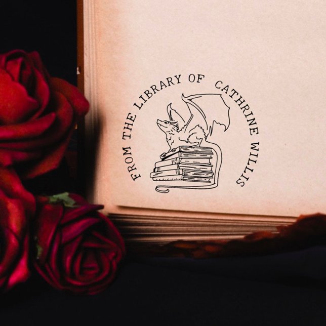 Gothic Dragon Custom Book From The Library Of  Rubber Stamp (Creator Uploaded)