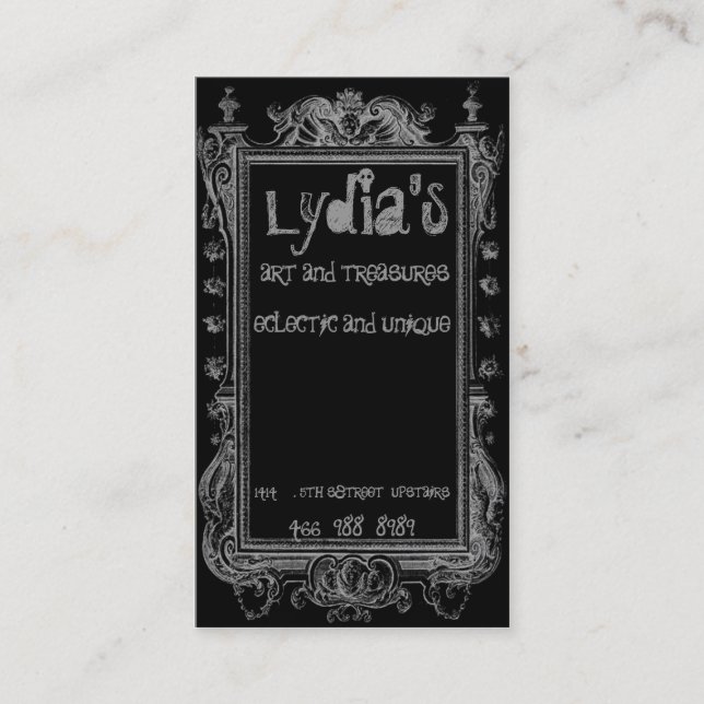 Gothic Dreams II Business Card (Front)