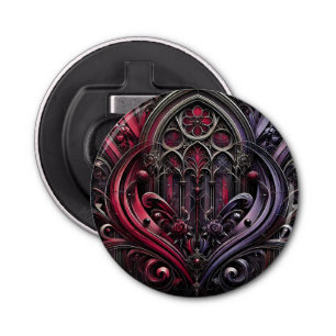 Gothic Elegance Button Bottle Opener