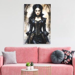 Gothic Elegance Canvas Print