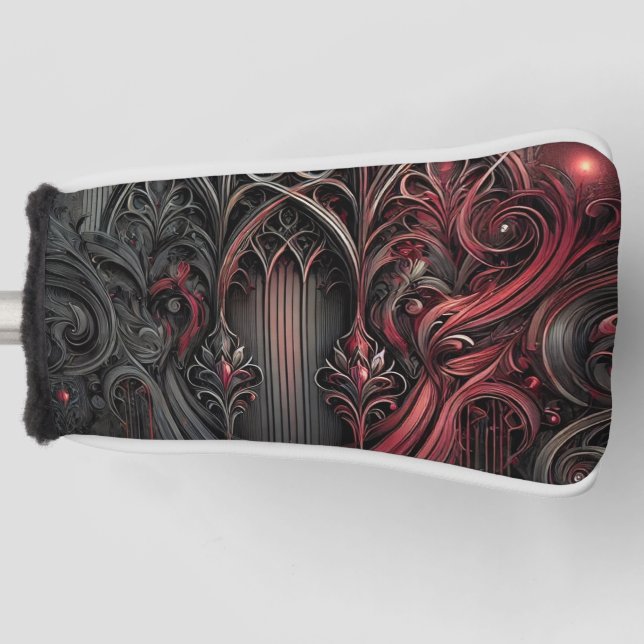 Gothic Elegance Golf Club Headcover (Front)