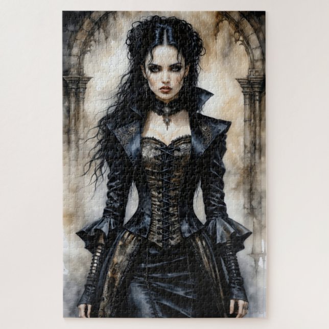 Gothic Elegance Jigsaw Puzzle (Vertical)