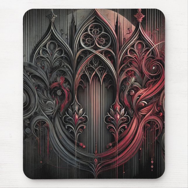Gothic Elegance Mousepad (Front)