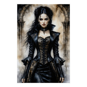 Gothic Elegance Poster