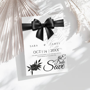 Gothic Elegant  Save the Date Announcement Card